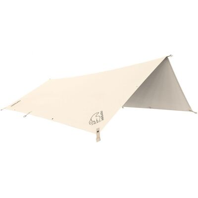 Tarp en coton NORDISK Kari 8 Technical Cotton Tarp (Sandshell) TU - Publicité Tarp en coton NORDISK Kari 8 Technical Cotton Tarp (Sandshell) TU - Publicité
