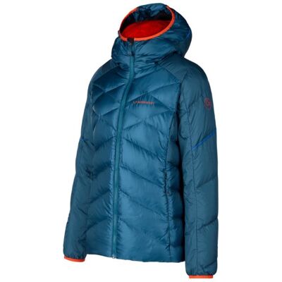 La Sportiva Doudoune d'alpinisme Bivouac Down Jkt W (Storm Blue/Cherry Tomato) Femme XS - Publicité La Sportiva Doudoune d'alpinisme Bivouac Down Jkt W (Storm Blue/Cherry Tomato) Femme XS - Publicité