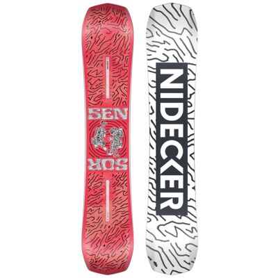 Snowboard NIDECKER SENSOR (Rouge/Blanc) Homme - 2026 156 - Publicité Snowboard NIDECKER SENSOR (Rouge/Blanc) Homme - 2026 156 - Publicité