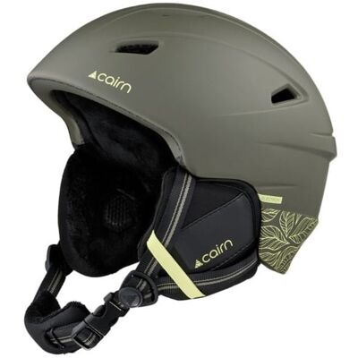 Casque de ski CAIRN Electron Graphic (Mat Khaki) 61-62 cm - Publicité Casque de ski CAIRN Electron Graphic (Mat Khaki) 61-62 cm - Publicité