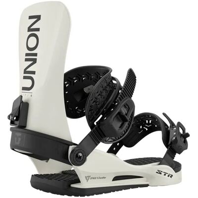 Fixation de snowboard UNION BINDINGS STR (Bone) L (43.5-46) - Publicité Fixation de snowboard UNION BINDINGS STR (Bone) L (43.5-46) - Publicité