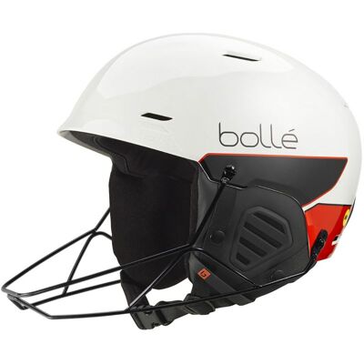 Bollé Casque de ski BOLLE MUTE SL MIPS (Race White Shiny) Mixte 59-62 - Publicité Bollé Casque de ski BOLLE MUTE SL MIPS (Race White Shiny) Mixte 59-62 - Publicité
