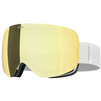 Masque de ski Cébé CLOUD3 (WHITE - GOLD FLASH REVO - CAT.3) Mixte TU - Publicité Masque de ski Cébé CLOUD3 (WHITE - GOLD FLASH REVO - CAT.3) Mixte TU - Publicité