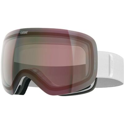 Masque de ski Cébé CLOUD3 VARIO PHOTOCHROMIQUE (WHITE - DARK GREY VARIO - CAT.1-3) Mixte TU - Publicité Masque de ski Cébé CLOUD3 VARIO PHOTOCHROMIQUE (WHITE - DARK GREY VARIO - CAT.1-3) Mixte TU - Publicité