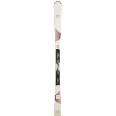 Pack skis alpin VOLKL SHINE 7.2 WHITE+ Fixations FDT TP 10 80MM (Blanc) Femme 165 - Publicité Pack skis alpin VOLKL SHINE 7.2 WHITE+ Fixations FDT TP 10 80MM (Blanc) Femme 165 - Publicité
