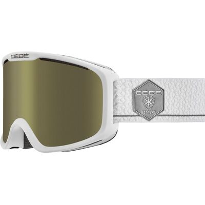 Masque de ski Cébé Falcon OTG (White Grey Matte Dark Rose Flash Gold Cat.3) M - Publicité Masque de ski Cébé Falcon OTG (White Grey Matte Dark Rose Flash Gold Cat.3) M - Publicité