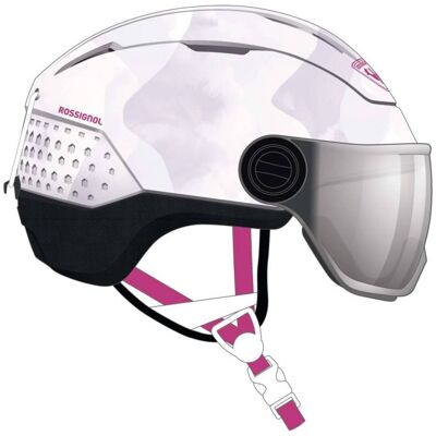 Casque visière Rossignol Whoopee Visor Impact (white) enfants S/M - Publicité Casque visière Rossignol Whoopee Visor Impact (white) enfants S/M - Publicité
