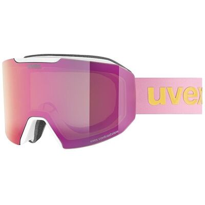 Masque de ski UVEX Evidnt Attract (White matt/rose) Taille unique - Publicité Masque de ski UVEX Evidnt Attract (White matt/rose) Taille unique - Publicité