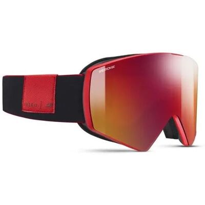 Lunettes de ski polarisées Julbo Sharp - Rouge/Noir - Publicité Lunettes de ski polarisées Julbo Sharp - Rouge/Noir - Publicité