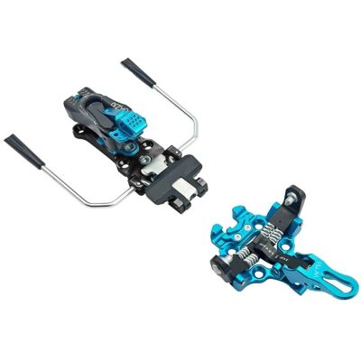 Fixations ski de randonnée PLUM OAZO 6 + STOPPER 90MM (TURQUOISE/NOIR) 90 mm - Publicité Fixations ski de randonnée PLUM OAZO 6 + STOPPER 90MM (TURQUOISE/NOIR) 90 mm - Publicité