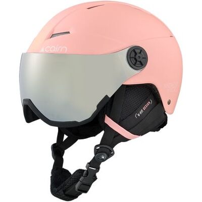 Casque de ski à visière CAIRN Android Visor J (MAT PASTEL CORAL) Enfant 46-48 cm - Publicité Casque de ski à visière CAIRN Android Visor J (MAT PASTEL CORAL) Enfant 46-48 cm - Publicité