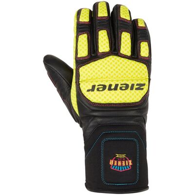 Gants ZIENER SPEED WARM glove race (black.poison yellow) 10 - Publicité Gants ZIENER SPEED WARM glove race (black.poison yellow) 10 - Publicité