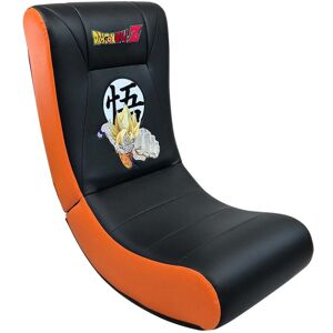 Subsonic - Chaise à bascule, Rocking Chair Dragon Ball, pouf gamer simili cuir et broderies - Noir et orange - Publicité Subsonic - Chaise à bascule, Rocking Chair Dragon Ball, pouf gamer simili cuir et broderies - Noir et orange - Publicité