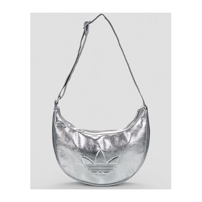 Sac a main adidas ADICOLOR HALF CRESCENT BAG METALLIC PU Argenté - Publicité Sac a main adidas ADICOLOR HALF CRESCENT BAG METALLIC PU Argenté - Publicité