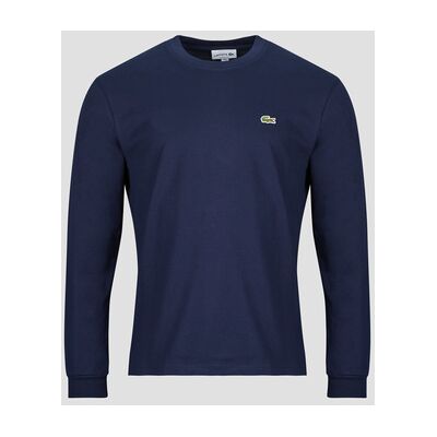 T-shirt Lacoste T-shirt manches longues en jersey de coton Marine - Publicité T-shirt Lacoste T-shirt manches longues en jersey de coton Marine - Publicité