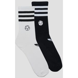 Chaussettes adidas Embroidered Football Crew Socks 2 Pairs Noir - Publicité Chaussettes adidas Embroidered Football Crew Socks 2 Pairs Noir - Publicité