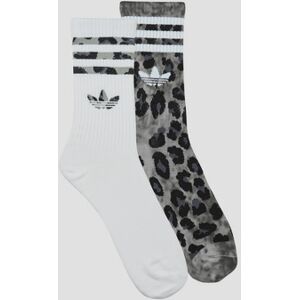 Chaussettes adidas Leopard Crew Socks 2 Pairs Gris - Publicité Chaussettes adidas Leopard Crew Socks 2 Pairs Gris - Publicité