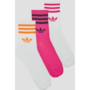 Chaussettes adidas 3-Stripes Crew Socks 3 Pairs Multicolore - Publicité Chaussettes adidas 3-Stripes Crew Socks 3 Pairs Multicolore - Publicité