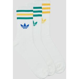 Chaussettes adidas 3-Stripes Crew Socks 3 Pairs Blanc - Publicité Chaussettes adidas 3-Stripes Crew Socks 3 Pairs Blanc - Publicité
