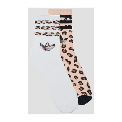 Chaussettes adidas Leopard Crew Socks 2 Pairs Multicolore - Publicité Chaussettes adidas Leopard Crew Socks 2 Pairs Multicolore - Publicité