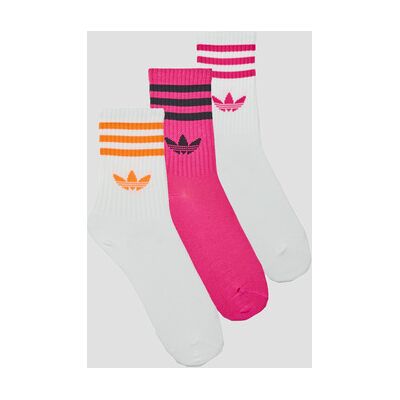 Chaussettes adidas 3-Stripes Crew Socks 3 Pairs Multicolore - Publicité Chaussettes adidas 3-Stripes Crew Socks 3 Pairs Multicolore - Publicité