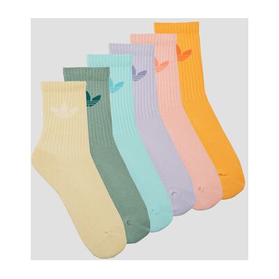 Chaussettes adidas Trefoil Cushion Crew Socks 6 Pairs Multicolore - Publicité Chaussettes adidas Trefoil Cushion Crew Socks 6 Pairs Multicolore - Publicité