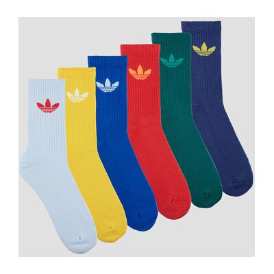 Chaussettes adidas Trefoil Cushion Crew Socks 6 Pairs Multicolore - Publicité Chaussettes adidas Trefoil Cushion Crew Socks 6 Pairs Multicolore - Publicité