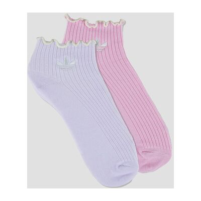 Chaussettes adidas RUFFLE QUARTER SOCKS Multicolore - Publicité Chaussettes adidas RUFFLE QUARTER SOCKS Multicolore - Publicité