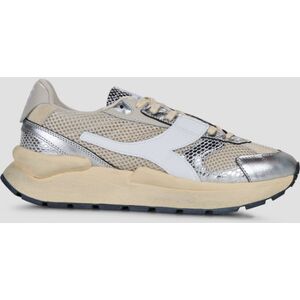 Baskets basses Diadora Mercury Elite Cobra Used Beige - Publicité Baskets basses Diadora Mercury Elite Cobra Used Beige - Publicité