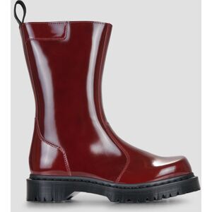 DR MARTENS Boots Dr. Martens Rejena Mid Cherry Red Laquered Leather Bordeaux - Publicité DR MARTENS Boots Dr. Martens Rejena Mid Cherry Red Laquered Leather Bordeaux - Publicité