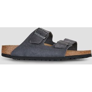 Mules BIRKENSTOCK Arizona Gris - Publicité Mules BIRKENSTOCK Arizona Gris - Publicité