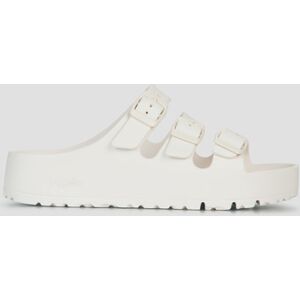 Mules BIRKENSTOCK Florida III Flex Platform EVA Blanc - Publicité Mules BIRKENSTOCK Florida III Flex Platform EVA Blanc - Publicité