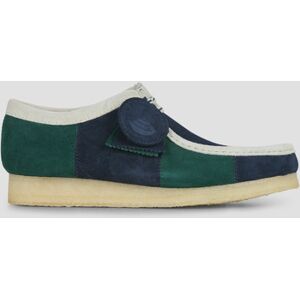 Derbies Clarks Originals Wallabee Bleu - Publicité Derbies Clarks Originals Wallabee Bleu - Publicité