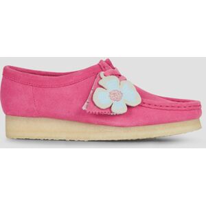 Derbies Clarks Originals Wallabee. Rose - Publicité Derbies Clarks Originals Wallabee. Rose - Publicité