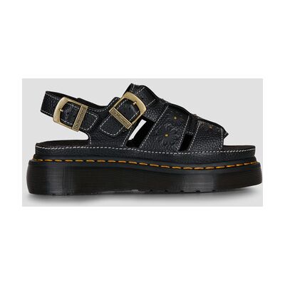 DR MARTENS Sandales compensées Dr. Martens Wrenlie Sandal Black Grizzly Noir - Publicité DR MARTENS Sandales compensées Dr. Martens Wrenlie Sandal Black Grizzly Noir - Publicité