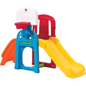 Step2 Game Time Sports Climber Aire De Jeux Avec Toboggan Et De Nombreuses Options De Jeu Aire De Jeux Enfant En Plastic Avec Toboggan, Panier De Basketball & Mur D'Escalade - Publicité Step2 Game Time Sports Climber Aire De Jeux Avec Toboggan Et De Nombreuses Options De Jeu Aire De Jeux Enfant En Plastic Avec Toboggan, Panier De Basketball & Mur D'Escalade - Publicité