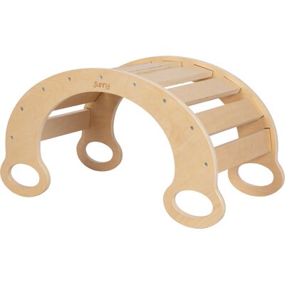 Sunny Marlie Arche Montessori En Bois Aux Couleurs Naturelles Structure Escalade / Eveil Montessori, Evolutive - Publicité Sunny Marlie Arche Montessori En Bois Aux Couleurs Naturelles Structure Escalade / Eveil Montessori, Evolutive - Publicité
