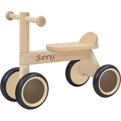 Sunny Mini Walker Draisienne - Bois Vélo 4 Roues Pour Enfants Pour L'Intérieur Et L'Extérieur Sans Pédales, Pour Bébés Pour Garçons/Filles De 1,5 À 3 Ans - Publicité Sunny Mini Walker Draisienne - Bois Vélo 4 Roues Pour Enfants Pour L'Intérieur Et L'Extérieur Sans Pédales, Pour Bébés Pour Garçons/Filles De 1,5 À 3 Ans - Publicité