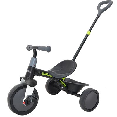 Sunny Tricycle Avec Barre De Poussée Amovible - Plastique/Métal - Noir/Gris Tricycle 3 Roues Draisienne Intérieur/Extérieur Pour Enfants, Panier De Rangement Garçons/Filles, 2 À 5 Ans - Publicité Sunny Tricycle Avec Barre De Poussée Amovible - Plastique/Métal - Noir/Gris Tricycle 3 Roues Draisienne Intérieur/Extérieur Pour Enfants, Panier De Rangement Garçons/Filles, 2 À 5 Ans - Publicité