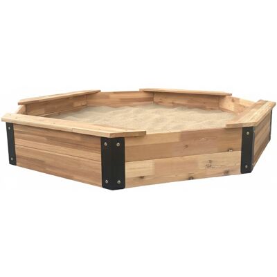 Axi Onno Bac À Sable Otogonal Avec 4 Bancs, Couleur Marron/Anthracite Bac À Sable Avec Couvercle Et Toile De Sol Inclus - 100 % Bois De Cèdre Certifié Fsc 150 X 150 X 23 Cm - Publicité Axi Onno Bac À Sable Otogonal Avec 4 Bancs, Couleur Marron/Anthracite Bac À Sable Avec Couvercle Et Toile De Sol Inclus - 100 % Bois De Cèdre Certifié Fsc 150 X 150 X 23 Cm - Publicité