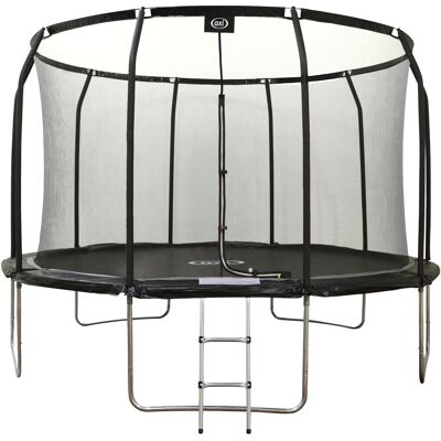 Axi Houston Trampoline Rond - Filet Ø 366 Cm En Noir Trampoline Hors Sol - 12 Ft - Pour Enfants - Avec Bordure, Echelle Et Filet De Sécurité Pour Le Jardin / L'Extérieur Surface De Saut : 323 Cm - Publicité Axi Houston Trampoline Rond - Filet Ø 366 Cm En Noir Trampoline Hors Sol - 12 Ft - Pour Enfants - Avec Bordure, Echelle Et Filet De Sécurité Pour Le Jardin / L'Extérieur Surface De Saut : 323 Cm - Publicité