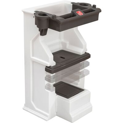 Step2 Mobile Helper Tour D'Apprentissage En Plastique Tour D'Observation Avec Plateau, Porte-Gobelets Et Espace De Rangement Réglable Sur 3 Niveaux 47 X 57 X 88 Cm - +1.5 Ans - Publicité Step2 Mobile Helper Tour D'Apprentissage En Plastique Tour D'Observation Avec Plateau, Porte-Gobelets Et Espace De Rangement Réglable Sur 3 Niveaux 47 X 57 X 88 Cm - +1.5 Ans - Publicité