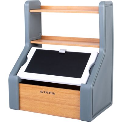 Step2 Harmony Coffre À Jouets - Coffre De Rangement Avec Tableau Noir Grande Boîte De Rangement, Étagère Et Coffre Pour Chambre D'Enfant Rangement Pour Jouets, Organiseur Stable 96 × 79 × 53 Cm - Publicité Step2 Harmony Coffre À Jouets - Coffre De Rangement Avec Tableau Noir Grande Boîte De Rangement, Étagère Et Coffre Pour Chambre D'Enfant Rangement Pour Jouets, Organiseur Stable 96 × 79 × 53 Cm - Publicité