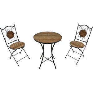 AXI Amélie Table et Chaise Bistrot, 2 Chaises 1 Table, Ensemble Bistro Extérieur Style Grange Bois Salon de Jardin Bistrot, Table Bistrot Mosaique pour Jardin/Balcon/Terrasse - Publicité AXI Amélie Table et Chaise Bistrot, 2 Chaises 1 Table, Ensemble Bistro Extérieur Style Grange Bois Salon de Jardin Bistrot, Table Bistrot Mosaique pour Jardin/Balcon/Terrasse - Publicité