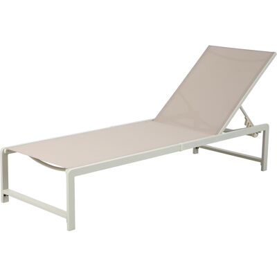Axi Zane Transat En Beige / Marron Bain De Soleil Avec Structure Métallique Réglable En 5 Positions Chaise Longue D'Extérieur / De Jardin - Publicité Axi Zane Transat En Beige / Marron Bain De Soleil Avec Structure Métallique Réglable En 5 Positions Chaise Longue D'Extérieur / De Jardin - Publicité