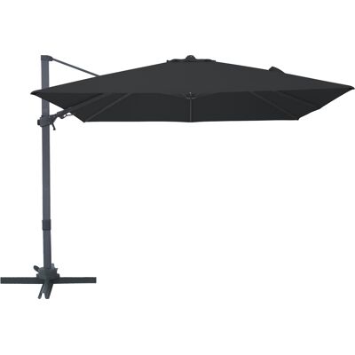 Axi Alina Parasol Déporté Carré 300 X 300 Cm, Anthracite/Gris Pour Le Jardin / Terrasse Avec Armature Thermolaquée Pied En Croix Et Housse De Protection Inclus Inclinable Et Pivotant À 360° - Publicité Axi Alina Parasol Déporté Carré 300 X 300 Cm, Anthracite/Gris Pour Le Jardin / Terrasse Avec Armature Thermolaquée Pied En Croix Et Housse De Protection Inclus Inclinable Et Pivotant À 360° - Publicité