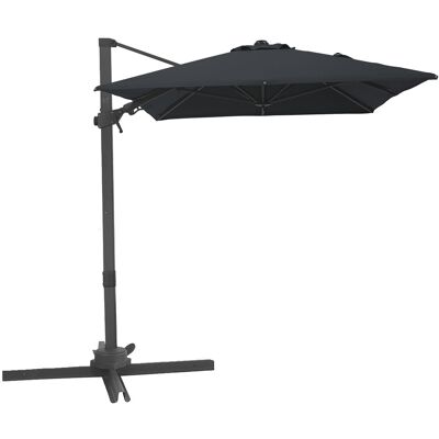 Axi Nyra Parasol Déporté Rectangulaire 200 X 300 Cm, Anthracite/Gris Pour Le Jardin / Terrasse Avec Armature Thermolaquée Pied En Croix, Housse De Protection Inclus Inclinable, Pivotant À 360° - Publicité Axi Nyra Parasol Déporté Rectangulaire 200 X 300 Cm, Anthracite/Gris Pour Le Jardin / Terrasse Avec Armature Thermolaquée Pied En Croix, Housse De Protection Inclus Inclinable, Pivotant À 360° - Publicité