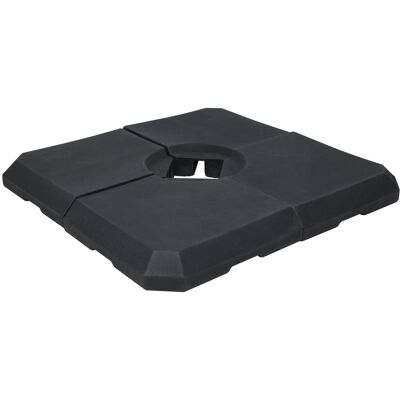Axi Pied De Parasol En Plastique Remplissable, Noir Socle, Base Pour Jardin / Terrasse Convient Aux Parasols Suspendus Jusqu'À 2,5 X 2,5 M À Remplir D'Eau Ou De Sable - Publicité Axi Pied De Parasol En Plastique Remplissable, Noir Socle, Base Pour Jardin / Terrasse Convient Aux Parasols Suspendus Jusqu'À 2,5 X 2,5 M À Remplir D'Eau Ou De Sable - Publicité