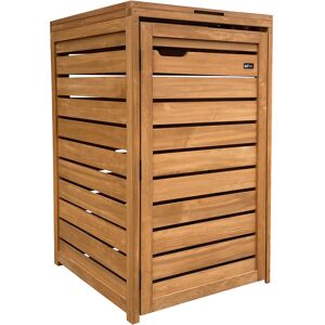 Axi Lex Cache Poubelle En Bois Marron - Abri Poubelle Pour 1 Conteneur - Max. 240L - Abri Poubelle Extérieur Avec Excellente Ventilation - Publicité Axi Lex Cache Poubelle En Bois Marron - Abri Poubelle Pour 1 Conteneur - Max. 240L - Abri Poubelle Extérieur Avec Excellente Ventilation - Publicité