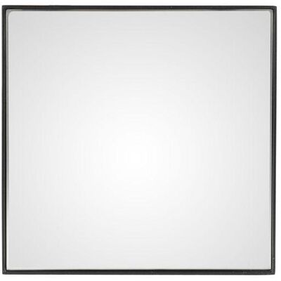 ZAGO STORE Miroir art déco vintage industriel carré métal noir 25 cm Ismo - Publicité ZAGO STORE Miroir art déco vintage industriel carré métal noir 25 cm Ismo - Publicité